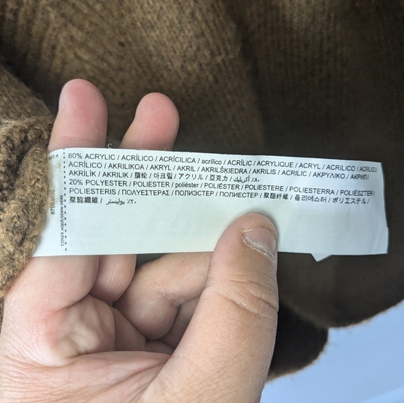 VIOLETA By MANGO Plus Size Crewneck Women Size XXL Brown Color Soft - Picture 7 of 10